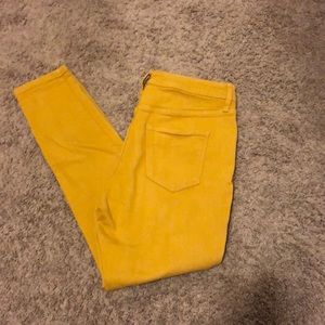 Universal Thread (Target) mustard skinny jeans
